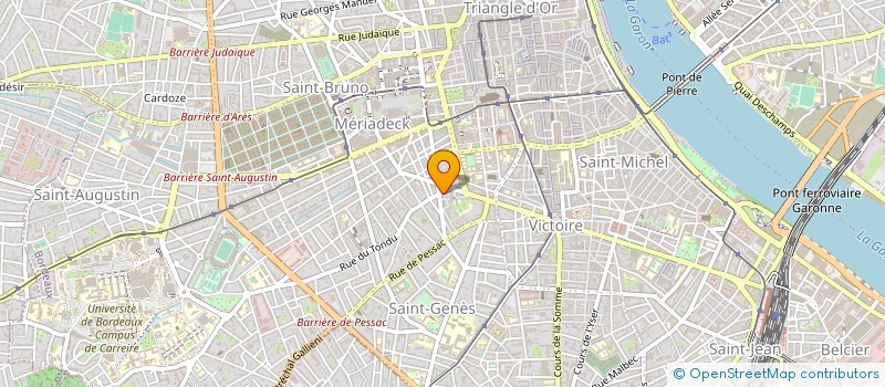 localisation de l'entreprise RESIDENCE LE LION à BORDEAUX