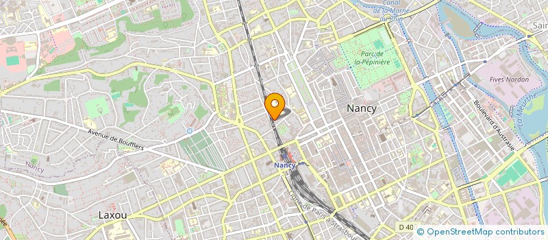 localisation de l'entreprise RESIDENCE LE LORRAIN  NANCY