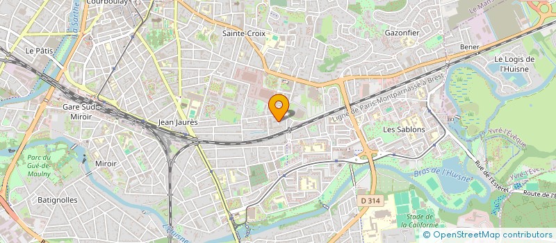 localisation de l'entreprise RESIDENCE LE MARAIS MONTHEARD  LE MANS