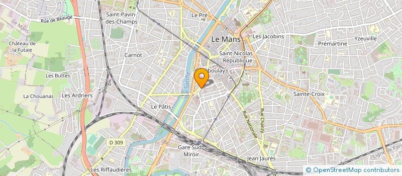 localisation de l'entreprise RESIDENCE LE MARIVAUX à LE MANS