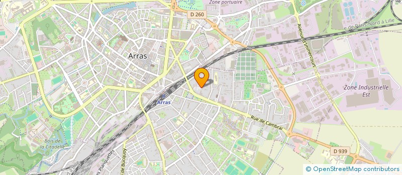 localisation de l'entreprise RESIDENCE LE MIRABEAU à ARRAS