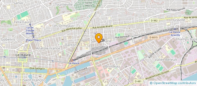 localisation de l'entreprise RESIDENCE LE NAUTILUS à LE HAVRE