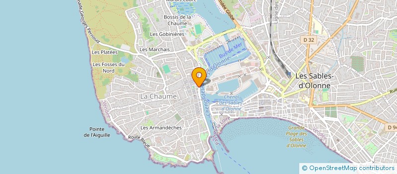 localisation de l'entreprise RESIDENCE LE NOURA à LES SABLES D'OLONNE