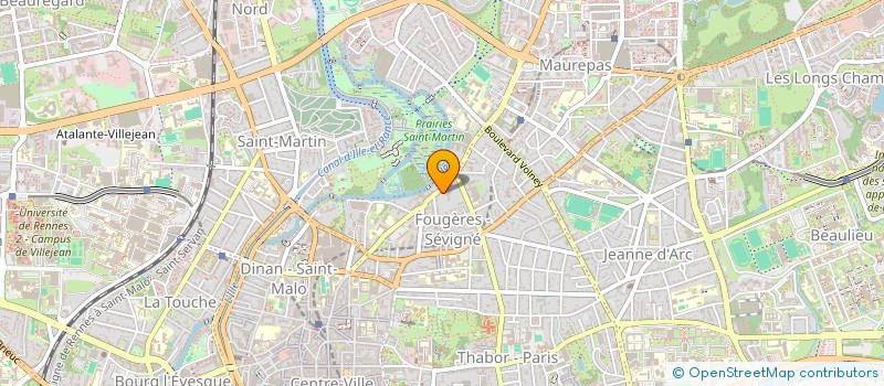 localisation de l'entreprise RESIDENCE LE PARC  RENNES