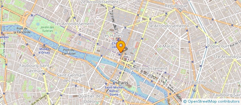localisation de l'entreprise RESIDENCE LE PETIT CHATELET à PARIS