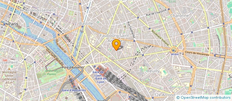 localisation de l'entreprise RESIDENCE LE PHARE à PARIS