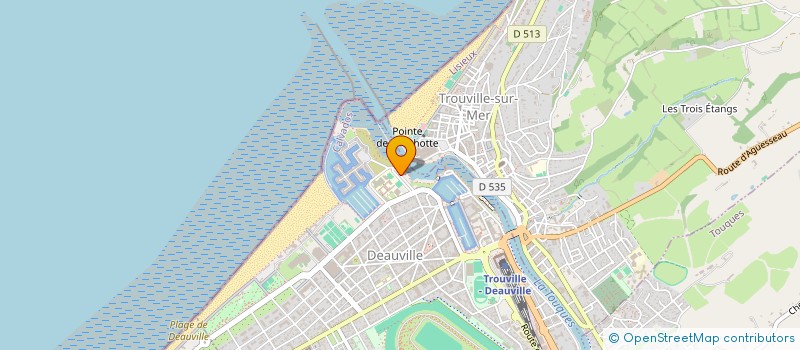 localisation de l'entreprise RESIDENCE LE POLO  DEAUVILLE