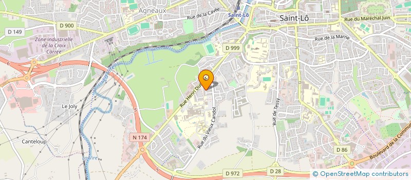 localisation de l'entreprise RESIDENCE LE PRINTEMPS  SAINT-LO