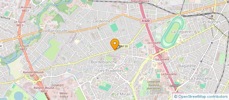 localisation de l'entreprise RESIDENCE LE RAMELET-PENSION DE FAMILLE à TOULOUSE