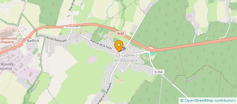 localisation de l'entreprise RESIDENCE LE RELAIS  LA CAPELLE-LES-BOULOGNE