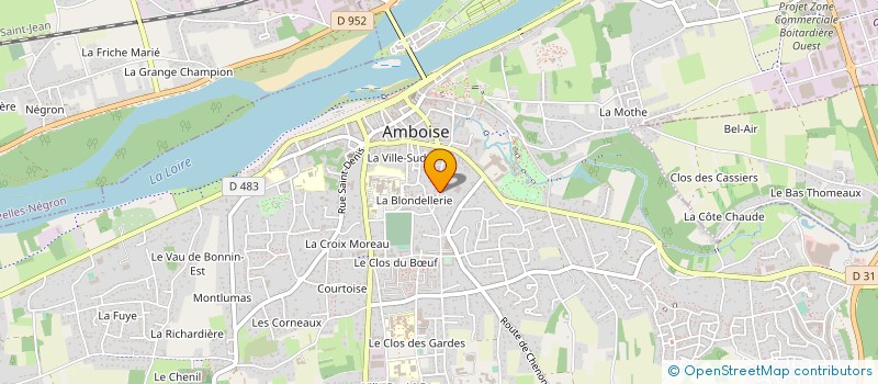 localisation de l'entreprise RESIDENCE LE REPOS DU CARDINAL  AMBOISE