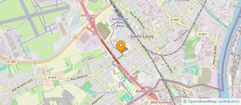 localisation de l'entreprise RESIDENCE LE SOLEIL  SAINT-LOUIS