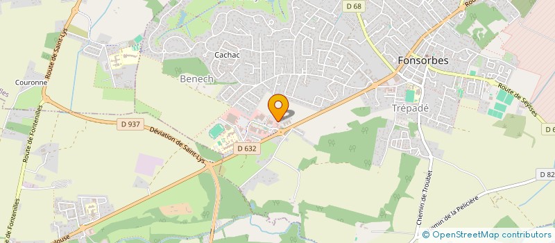 localisation de l'entreprise RESIDENCE LE SORBIER  FONSORBES