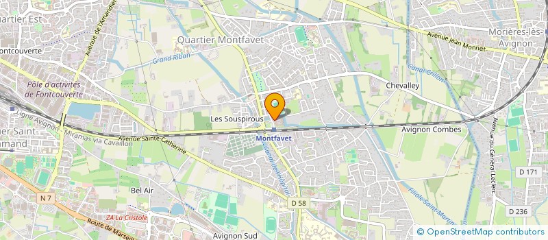 localisation de l'entreprise RESIDENCE LE SQUARE  AVIGNON