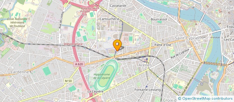 localisation de l'entreprise RESIDENCE LE VERONESE  TOULOUSE