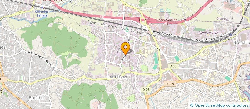 localisation de l'entreprise RESIDENCE LE VILLAGE VERT à SIX-FOURS-LES-PLAGES