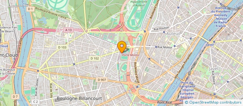 localisation de l'entreprise RESIDENCE LES 2 MOULINS à PARIS