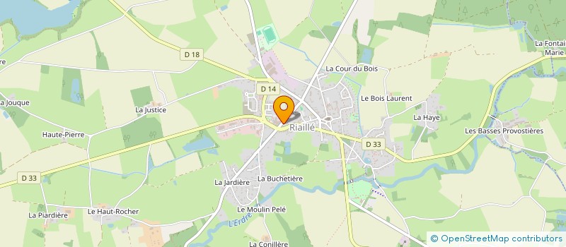 localisation de l'entreprise RESIDENCE LES 3 MOULINS  RIAILLE