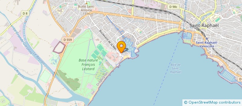 localisation de l'entreprise RESIDENCE LES AILES BLANCHES à FREJUS