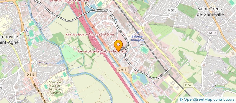 localisation de l'entreprise RESIDENCE  LES ALLEES MAIGNE  LABEGE