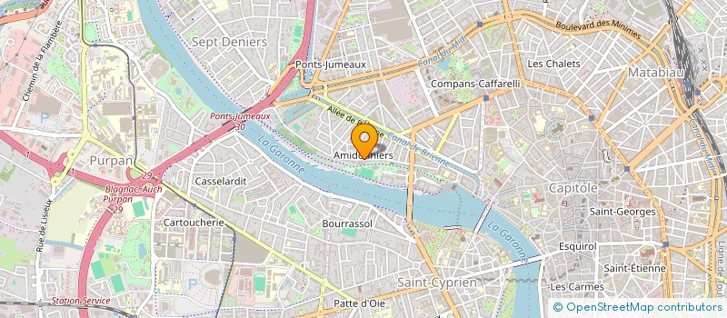 localisation de l'entreprise RESIDENCE LES AMIDONNIERS à TOULOUSE