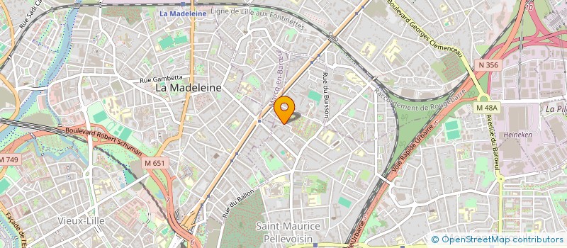 localisation de l'entreprise RESIDENCE LES ANDELYS à LILLE