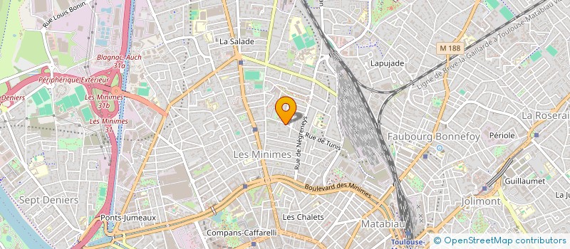 localisation de l'entreprise RESIDENCE LES ANGES II  TOULOUSE