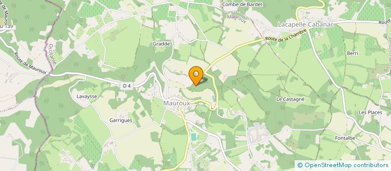 localisation de l'entreprise RESIDENCE LES ARCADES EN QUERCY BLANC  MAUROUX