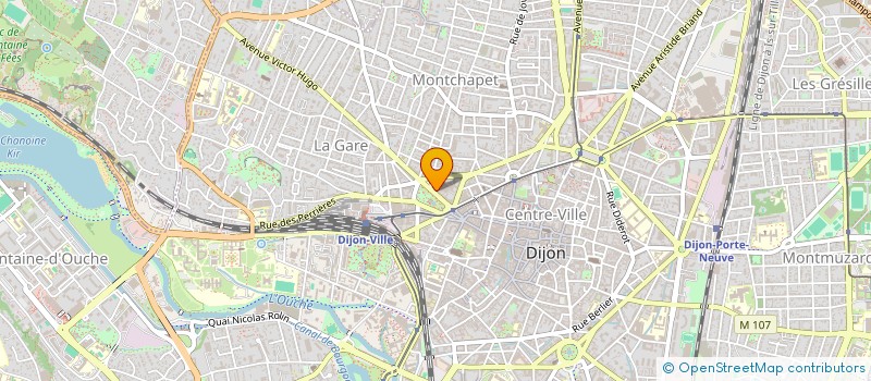 localisation de l'entreprise RESIDENCE LES BALCONS DU SUZON à DIJON