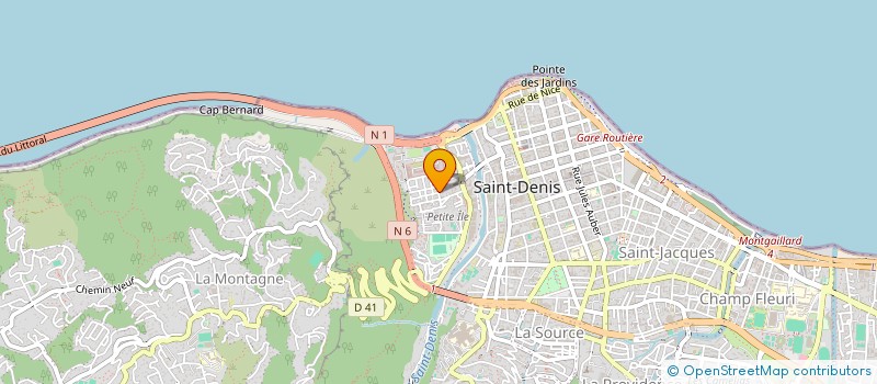 localisation de l'entreprise RESIDENCE LES BAMBOUS  SAINT-DENIS