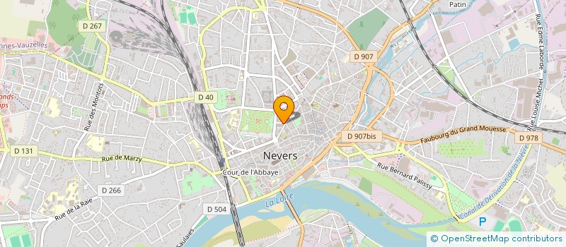 localisation de l'entreprise RESIDENCE LES BERGERES à NEVERS