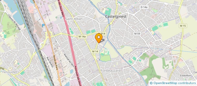 localisation de l'entreprise RESIDENCE LES BONS JOURS  SAINT-ALBAN