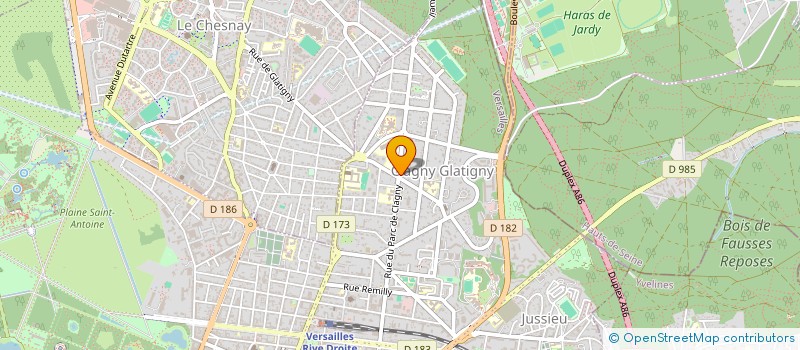 localisation de l'entreprise RESIDENCE LES BUISSONNETS à VERSAILLES