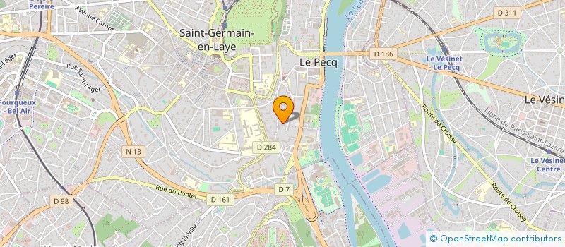 localisation de l'entreprise RESIDENCE LES CASCADES à LE PECQ