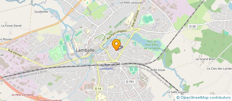 localisation de l'entreprise RESIDENCE LES CERISIERS à LAMBALLE-ARMOR
