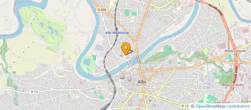 localisation de l'entreprise RESIDENCE LES CHARMES  ALBI