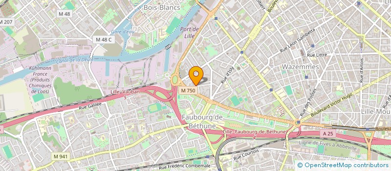 localisation de l'entreprise RESIDENCE LES CLARISSES D/E à LILLE