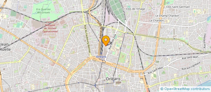 localisation de l'entreprise RESIDENCE LES EGLANTINES à ORLEANS