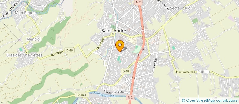 localisation de l'entreprise RESIDENCE LES EMBRUNS à SAINT-ANDRE