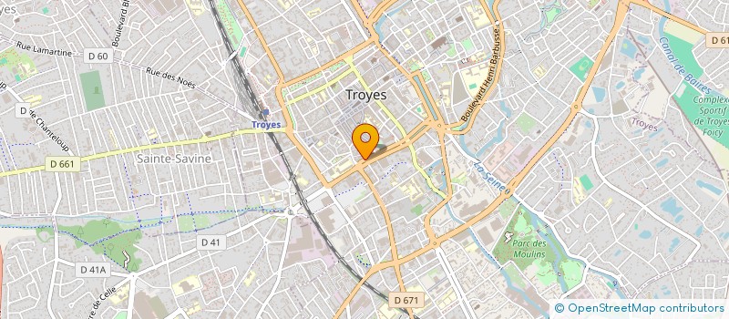 localisation de l'entreprise RESIDENCE LES EMERAUDES à TROYES