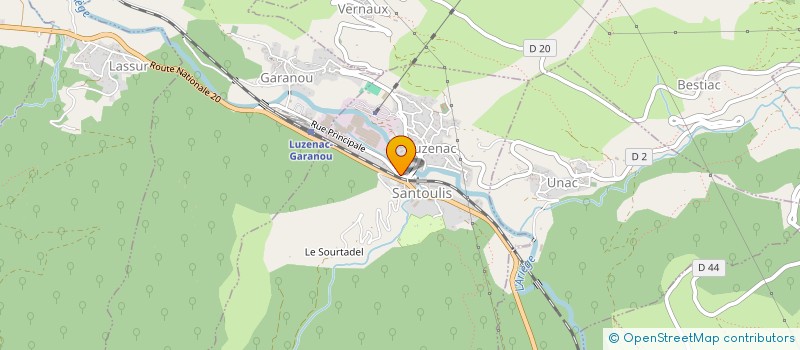 localisation de l'entreprise RESIDENCE LES GLYCINES à LUZENAC