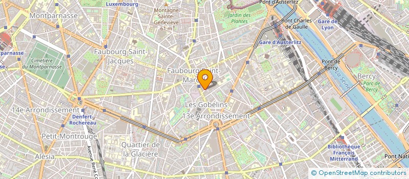 localisation de l'entreprise RESIDENCE LES GOBELINS EHPAD à PARIS