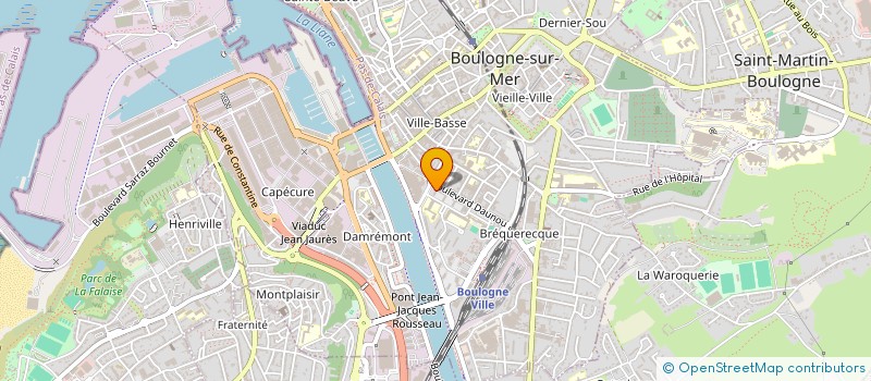 localisation de l'entreprise RESIDENCE LES GOELANDS à BOULOGNE-SUR-MER