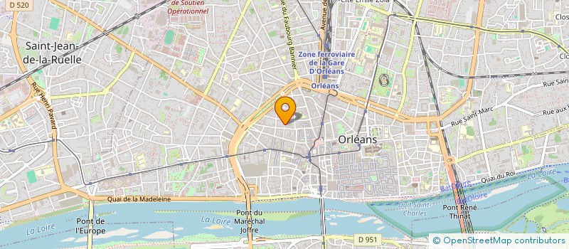localisation de l'entreprise RESIDENCE LES GRANDS CHAMPS à ORLEANS
