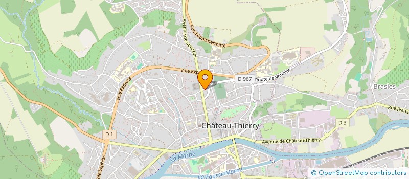 localisation de l'entreprise RESIDENCE LES HELIADES à CHATEAU-THIERRY