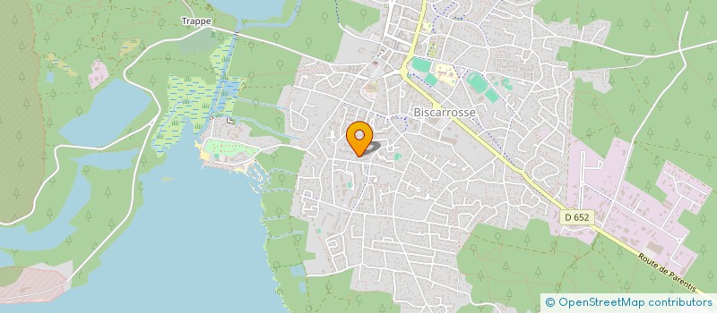 localisation de l'entreprise RESIDENCE LES LACS B5  BISCARROSSE