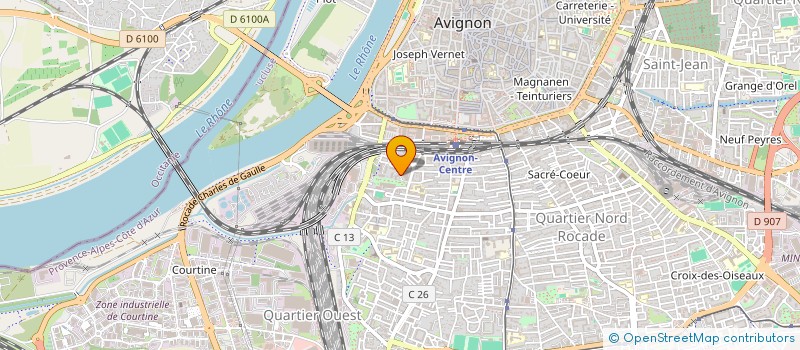 localisation de l'entreprise RESIDENCE LES LAVANDES  AVIGNON