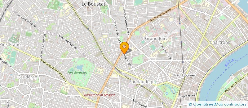 localisation de l'entreprise RESIDENCE LES LILAS à BORDEAUX