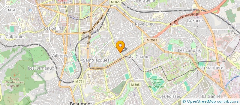 localisation de l'entreprise RESIDENCE LES MAGNOLIAS  CLERMONT-FERRAND