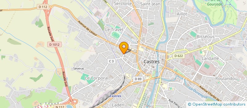 localisation de l'entreprise RESIDENCE LES MAGNOLIAS  CASTRES